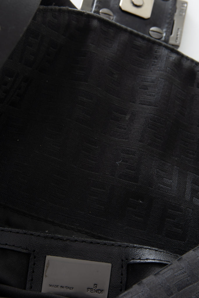 Fendi Monogram Baguette in Black - irvrsbl