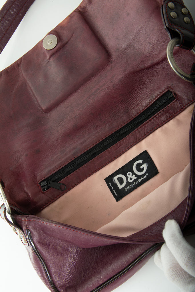 Dolce and GabbanaTwo-Toned Shoulder Bag- irvrsbl