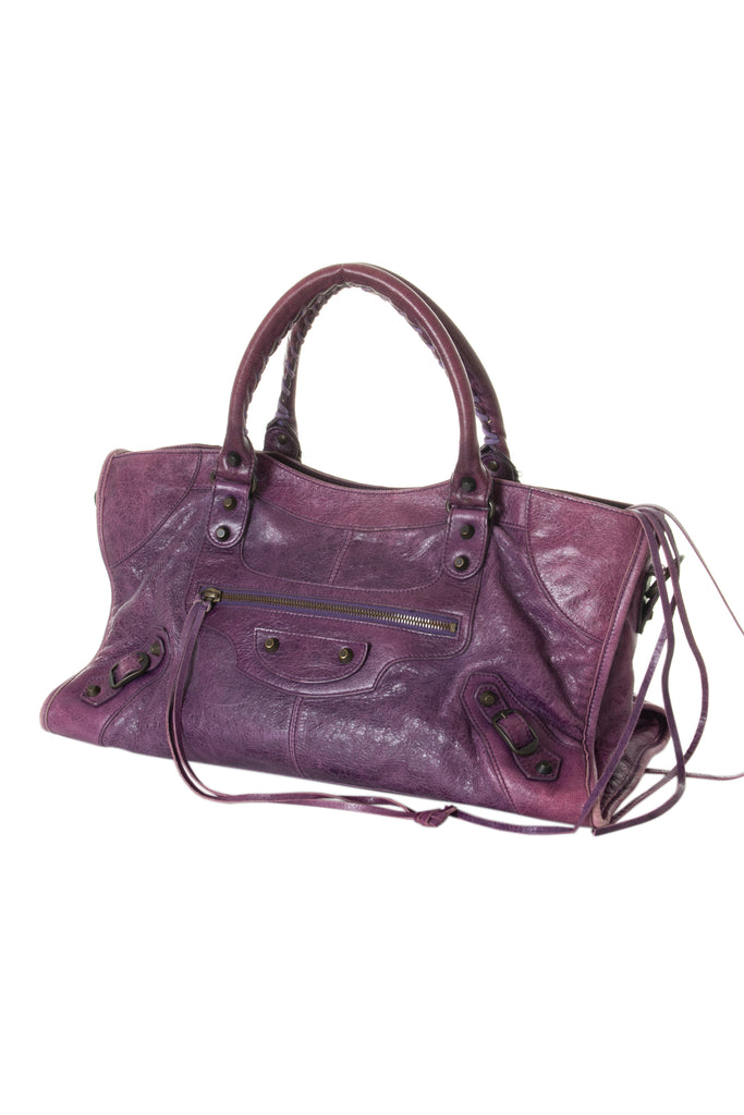 BalenciagaMotorcycle Bag in Purple- irvrsbl