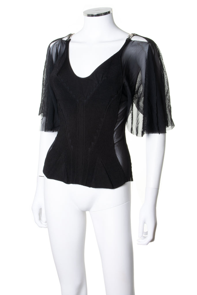 Jean Paul Gaultier Sheer Top - irvrsbl