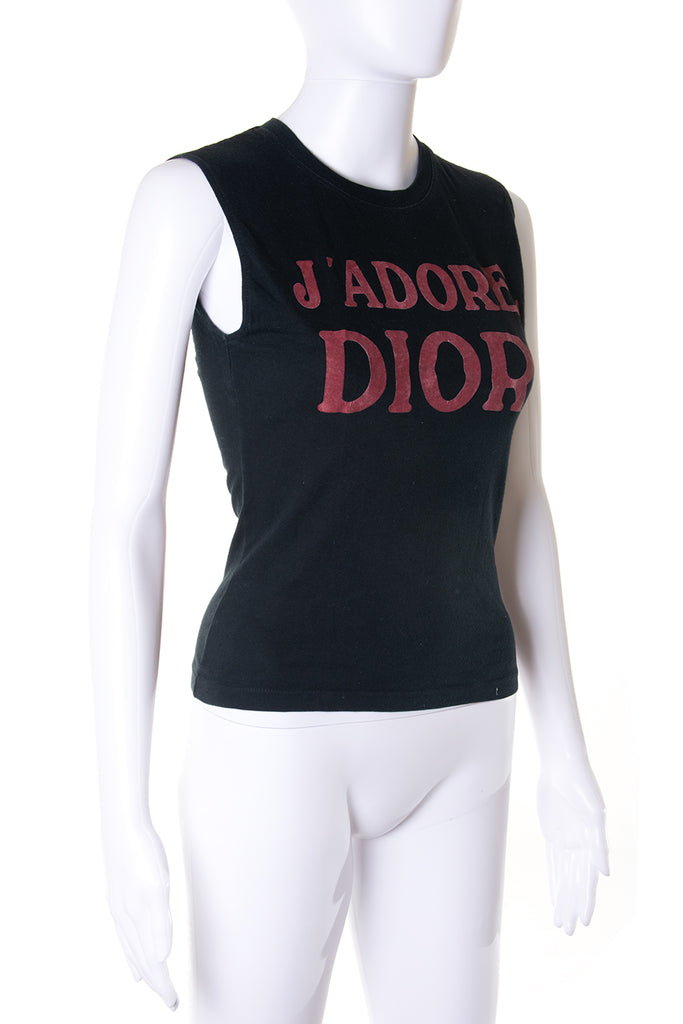 Christian Dior J'Adore Dior Tank in Black - irvrsbl