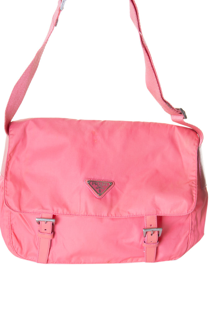 Prada Pink Nylon Satchel - irvrsbl