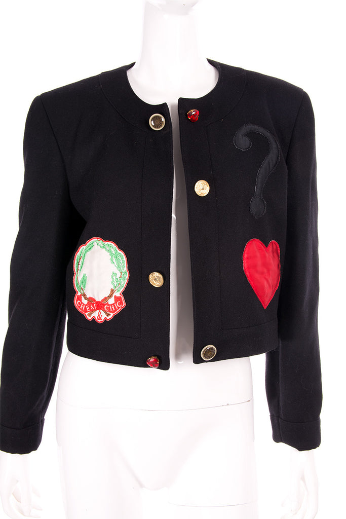 Moschino Cheap and Chic Applique Jacket - irvrsbl