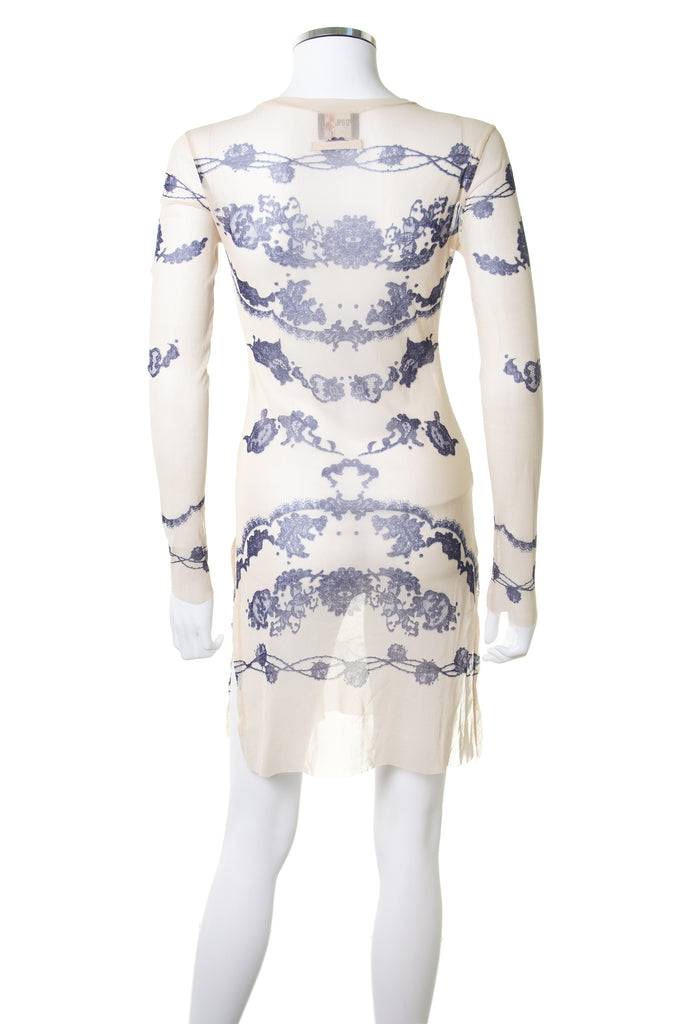 Jean Paul Gaultier Tattoo Print Dress - irvrsbl