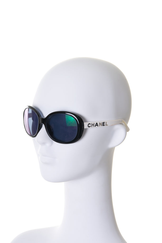 Chanel Oversized Logo Sunglasses - irvrsbl