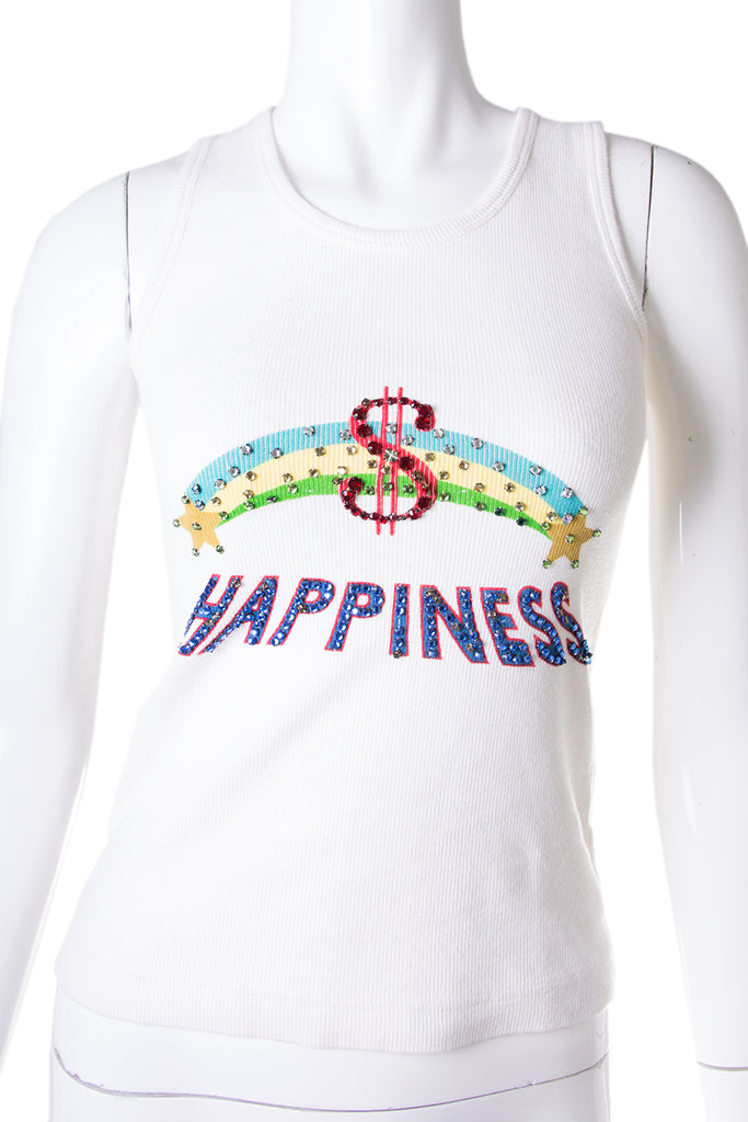 Dolce and Gabbana $ Happiness Tank Top - irvrsbl