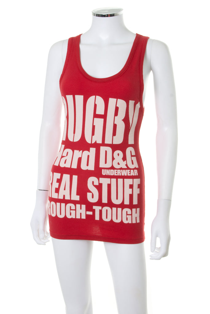 Dolce and Gabbana 'Rugby Hard' Tank Top - irvrsbl