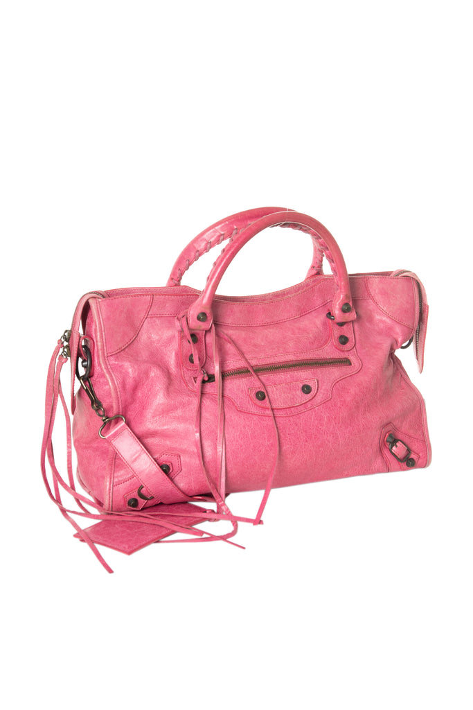 BalenciagaMotorcycle Bag in Pink- irvrsbl