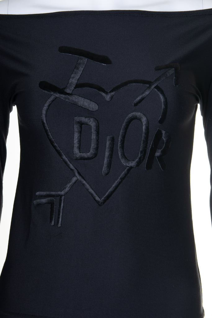 Christian Dior I Love Dior Long Sleeve Top - irvrsbl