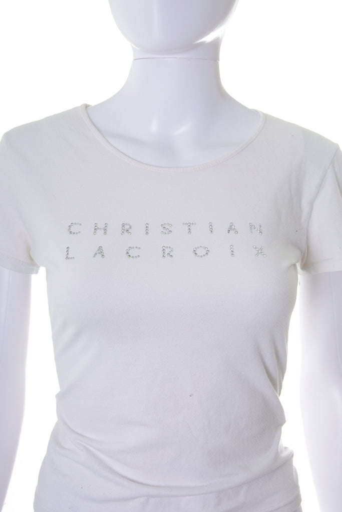 Christian Lacroix Rhinestone T-shirt - irvrsbl