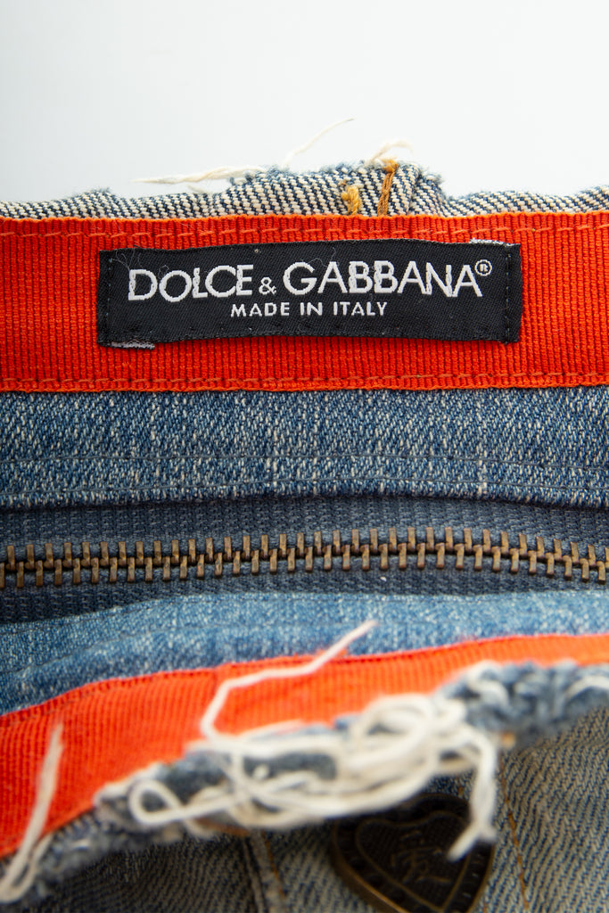Dolce and Gabbana Denim Clutch - irvrsbl