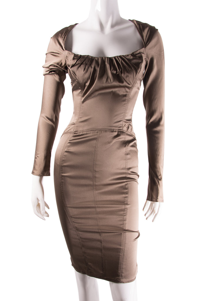Gucci Tom Ford Silk Dress - irvrsbl