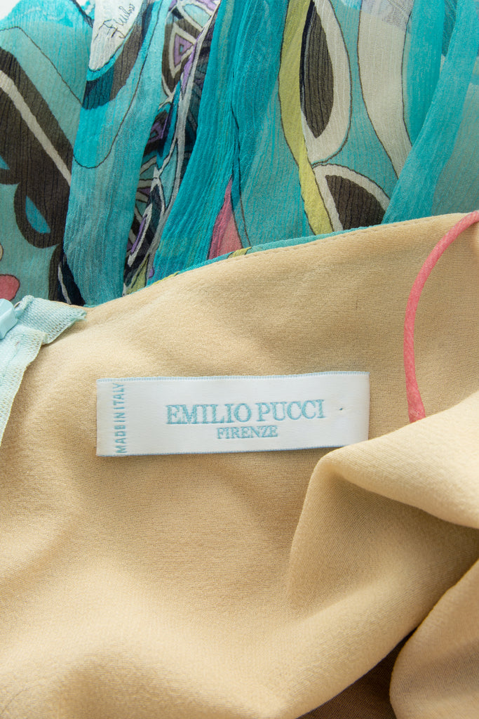 Emilio Pucci Blue Printed Dress - irvrsbl