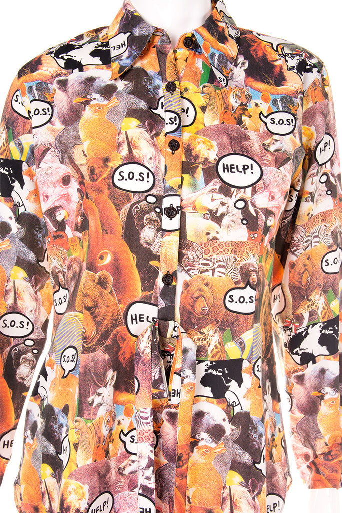 Moschino Animal Print Shirt - irvrsbl
