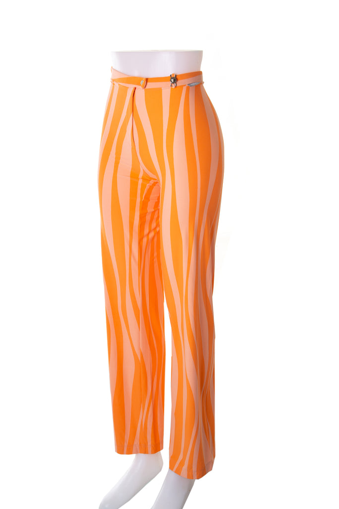 Versace Orange Medusa Pants - irvrsbl