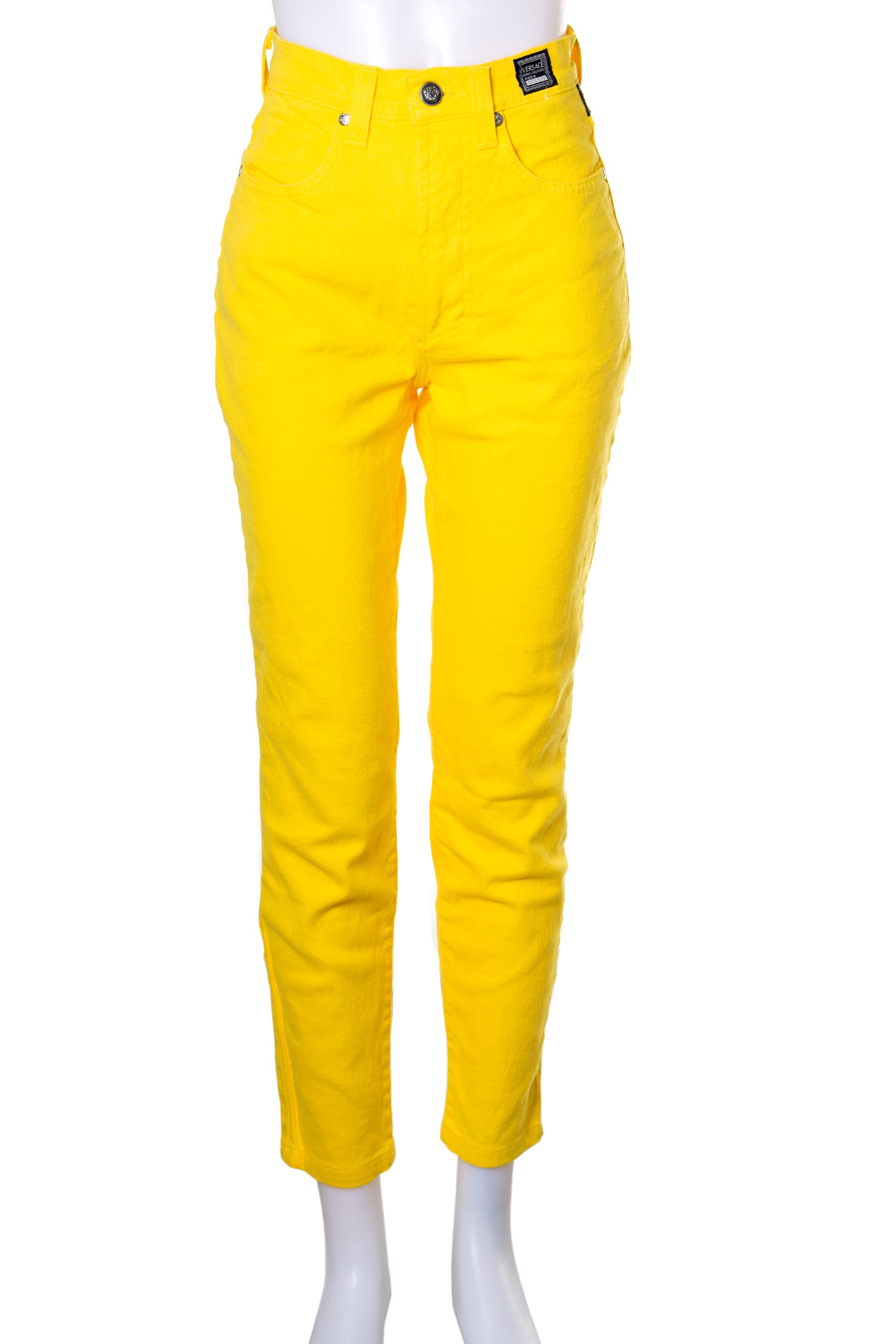 Yellow versace pants Clearance