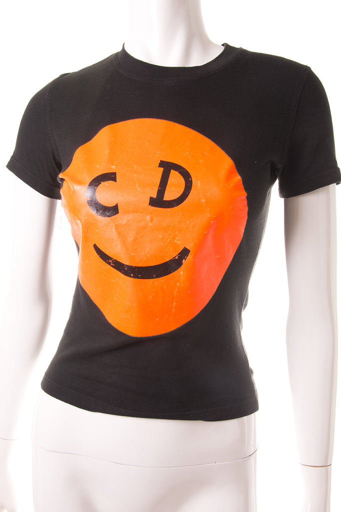 Christian Dior CD Smiley Face Tshirt - irvrsbl