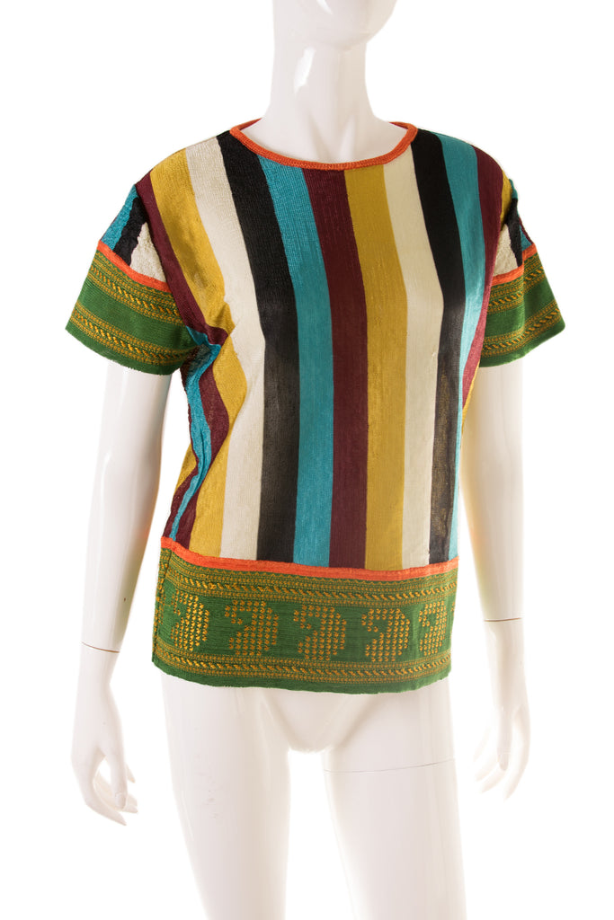 Jean Paul Gaultier Striped Knit Top - irvrsbl