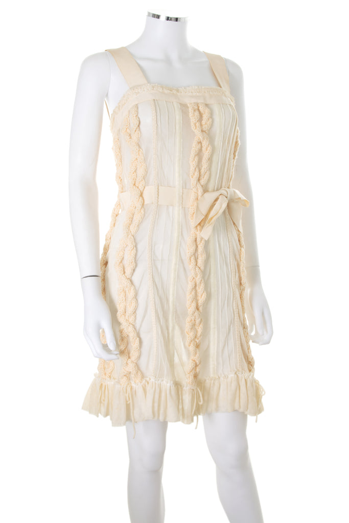 Moschino Sheer Knit Dress - irvrsbl