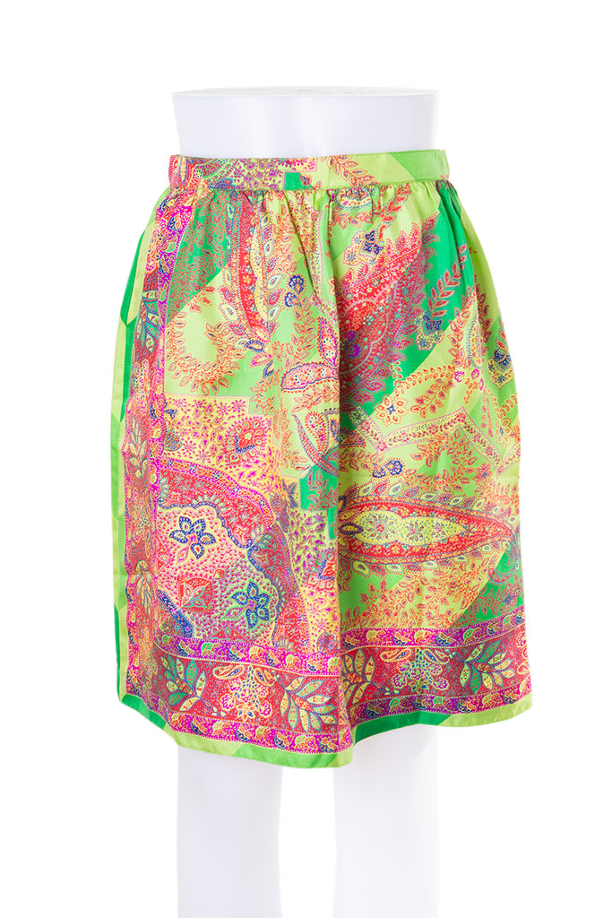 Versace Silk Paisley Skirt - irvrsbl