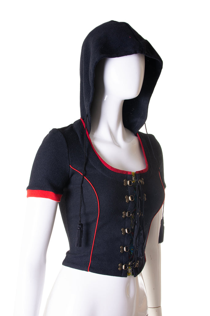 Dolce and Gabbana Hooded Corset Top - irvrsbl