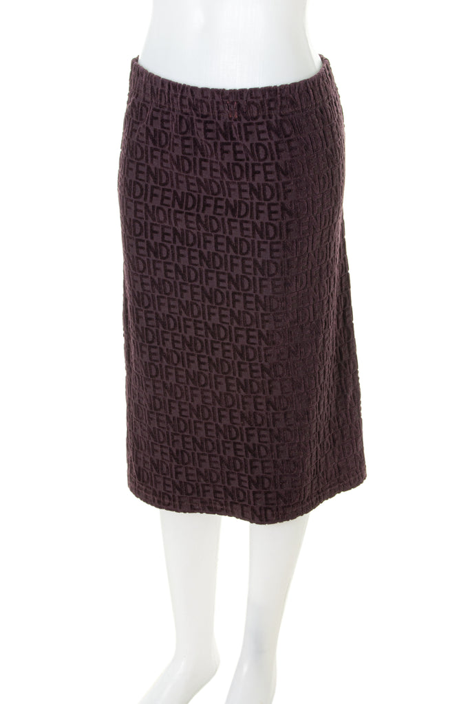 Fendi Monogram Skirt in Purple - irvrsbl