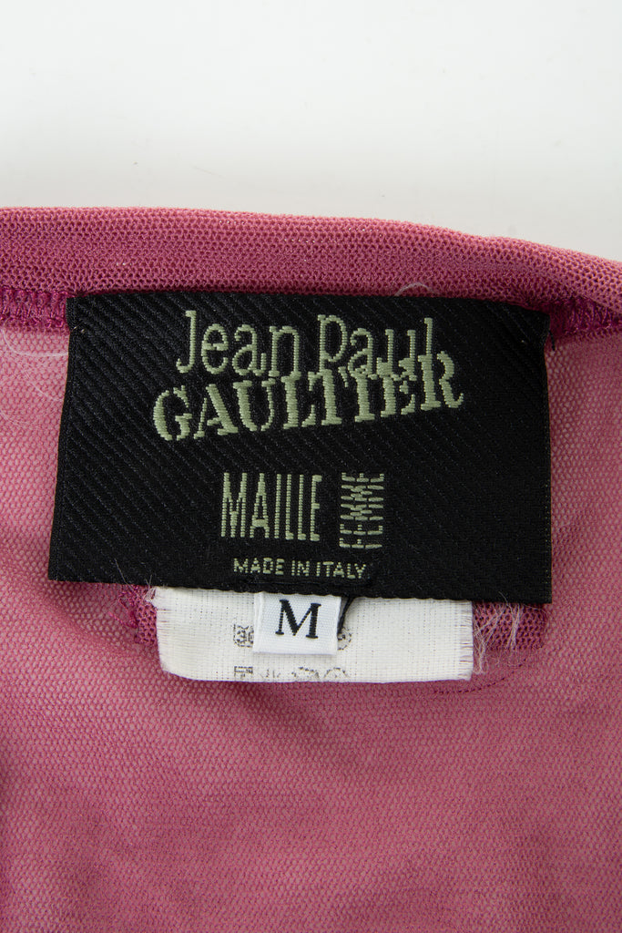 Jean Paul Gaultier Mesh Wrap Top - irvrsbl