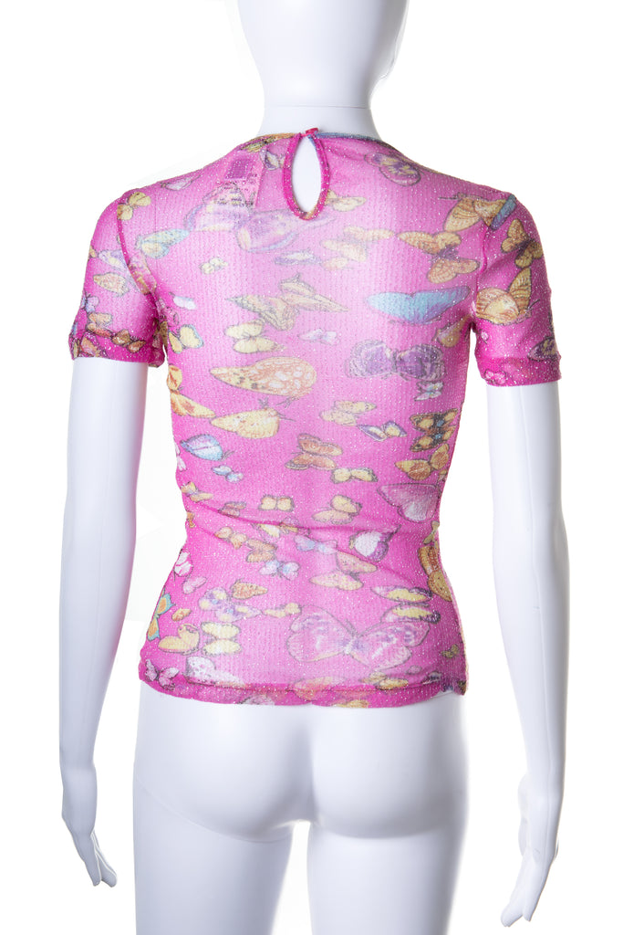 Dolce and Gabbana Sheer Butterfly Top - irvrsbl