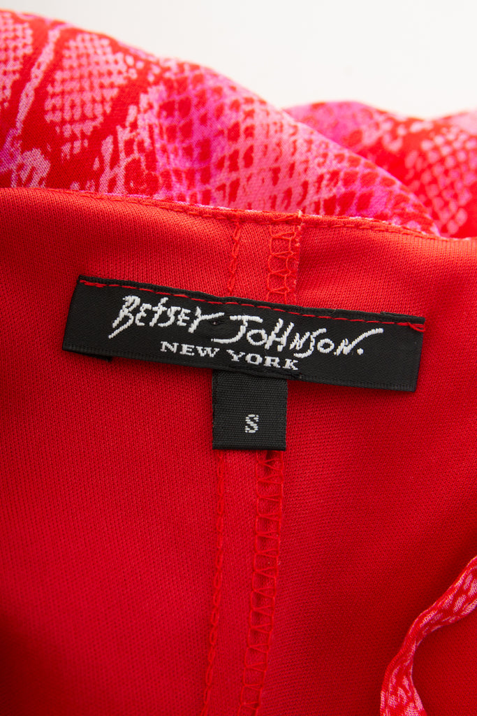 Betsey JohnsonPython Print Dress- irvrsbl