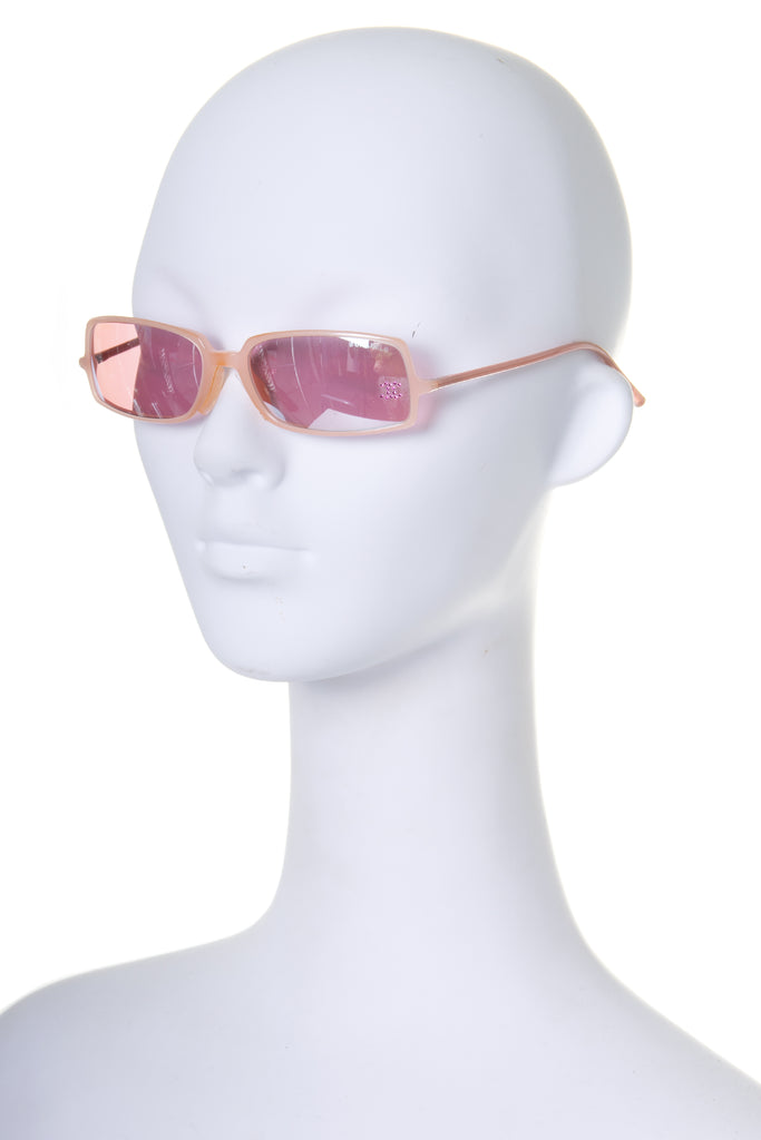 Chanel Pink Crystal Sunglasses - irvrsbl