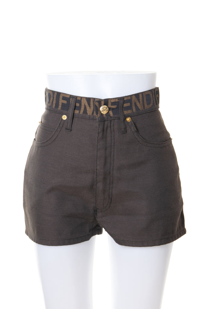 Fendi High Waisted Shorts - irvrsbl