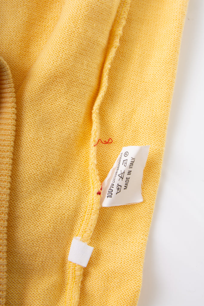 Vivienne Westwood Yellow Knit Orb Dress - irvrsbl