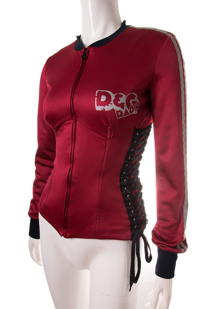 Dolce and Gabbana D&G Lace up Tracksuit Jacket - irvrsbl