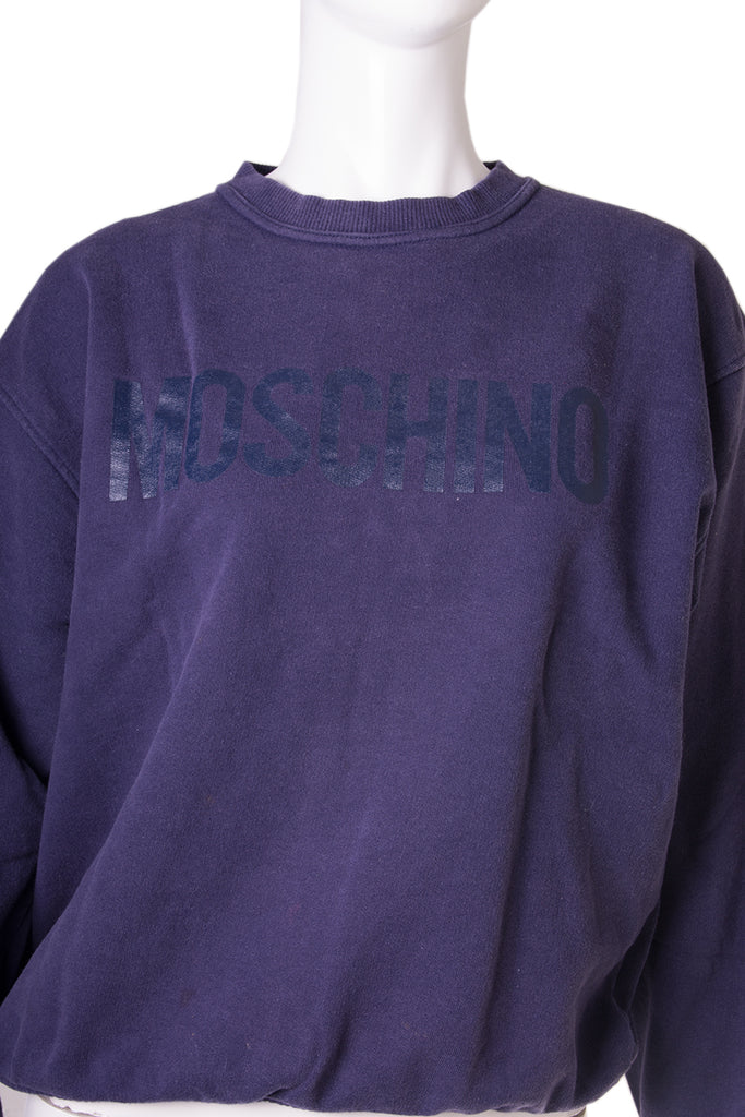 Moschino Logo Print Sweatshirt - irvrsbl