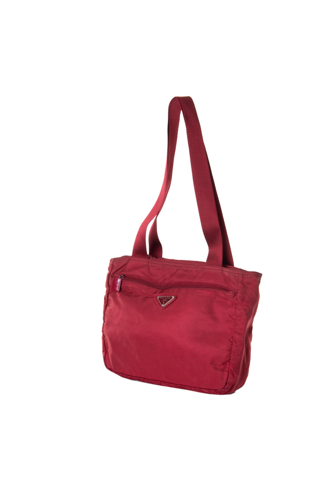 Prada Red Tesssuto Shoulder Bag - irvrsbl