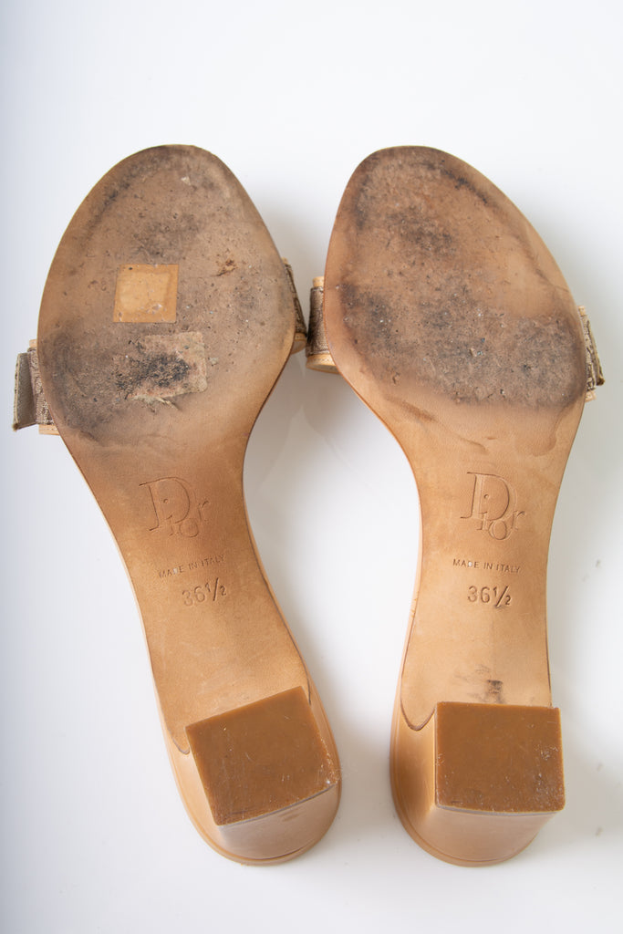 Christian Dior Monogram Heels 36.5 - irvrsbl