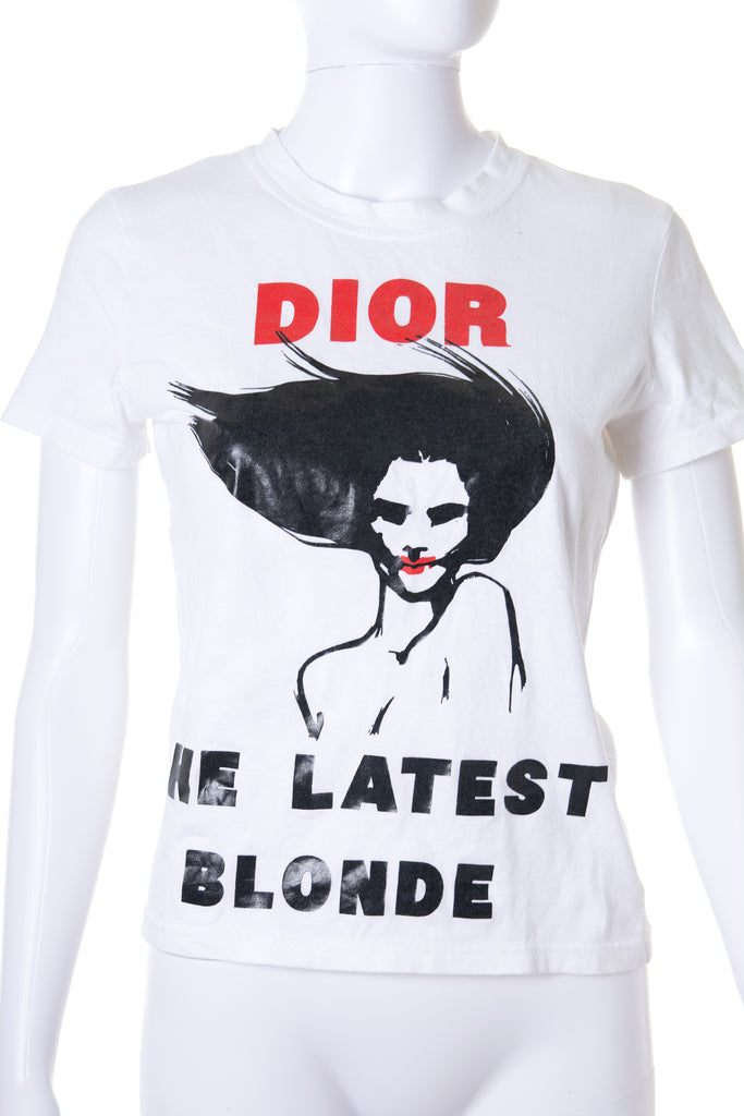 Christian Dior The Latest Blonde Tshirt - irvrsbl