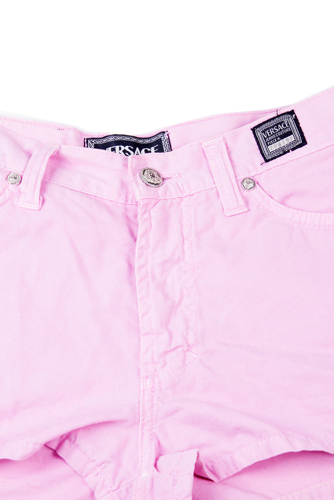 Versace Pink High Waisted Shorts - irvrsbl