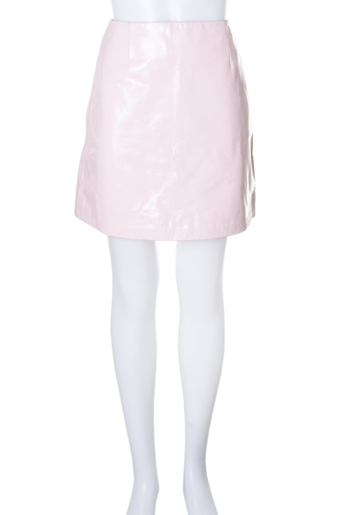 Celine Pink Leather Skirt - irvrsbl