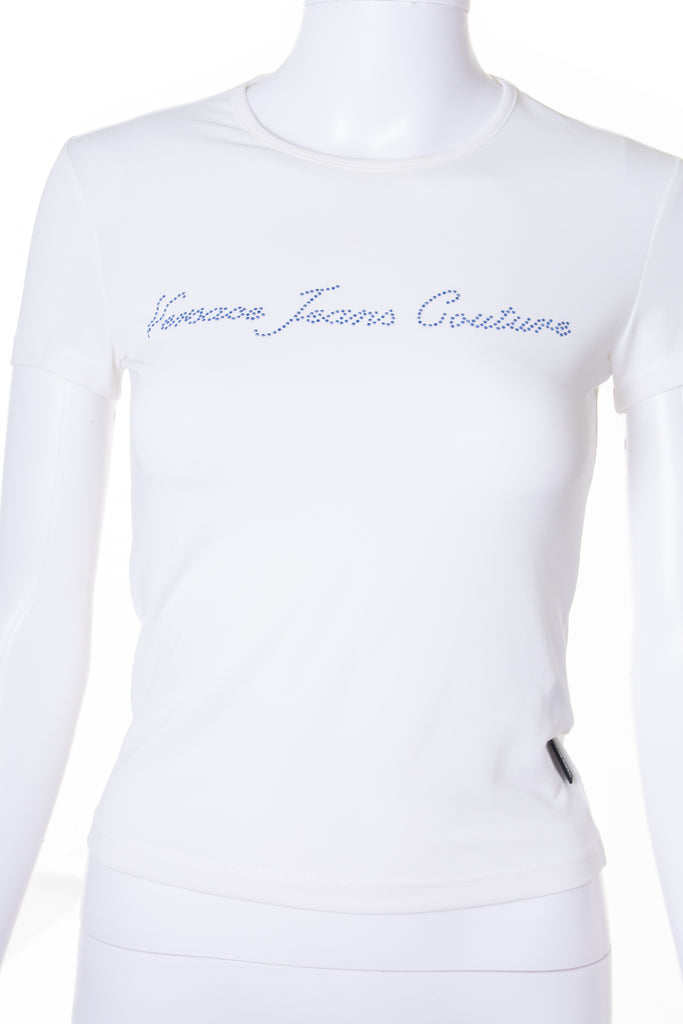 Versace Rhinestone Jeans Couture Tshirt - irvrsbl