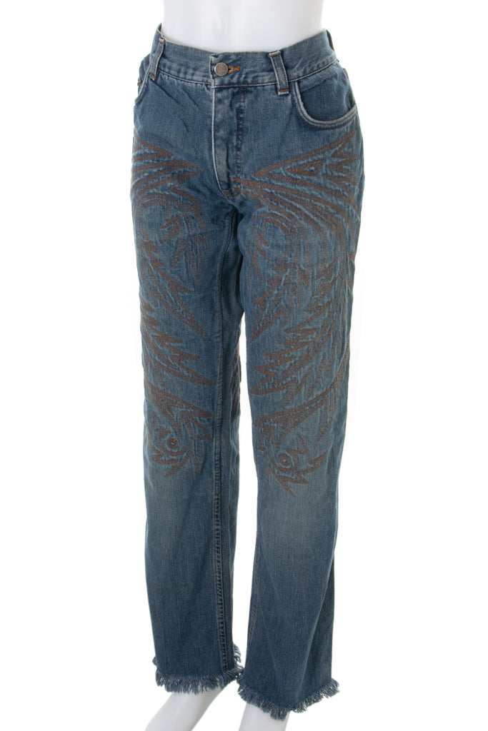 Roberto Cavalli Embroidered Jeans - irvrsbl
