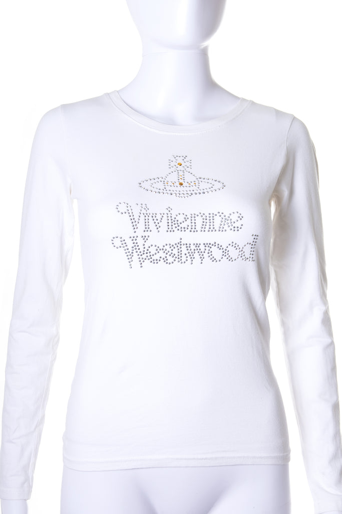 Vivienne Westwood Rhinestone Orb Top - irvrsbl