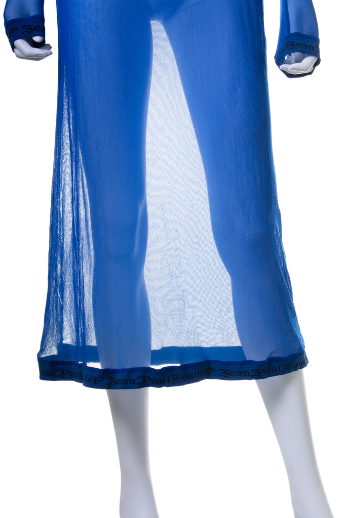 Jean Paul GaultierMesh Hooded Dress- irvrsbl
