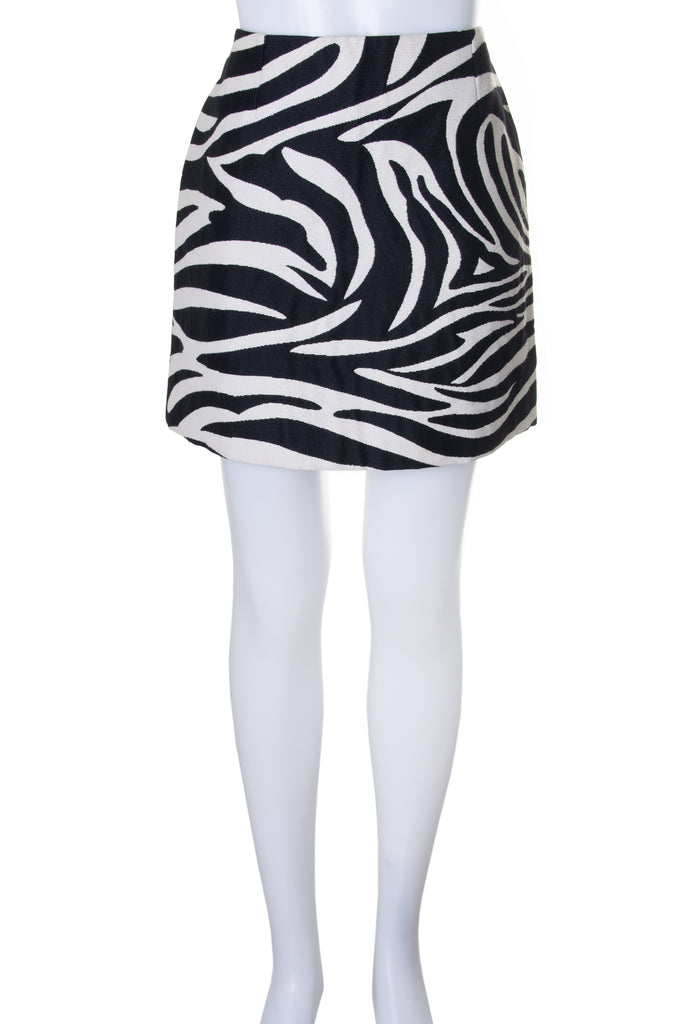 Celine Zebra Mini Skirt - irvrsbl