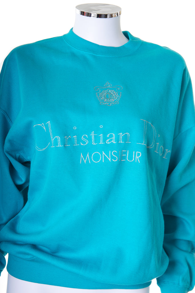 Christian Dior Logo Print Jumper - irvrsbl