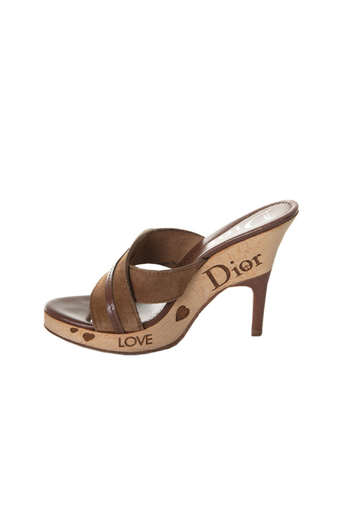Christian Dior Peace Sign Heels - irvrsbl