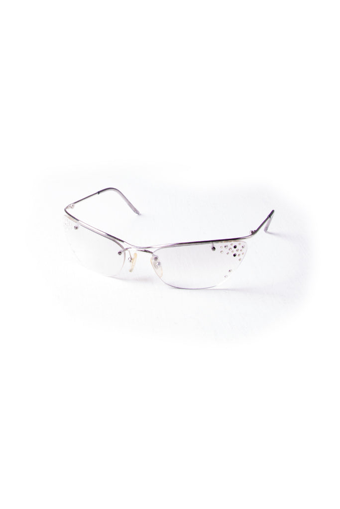 Christian Dior Flash Rhinestone Cat Eye Sunglasses - irvrsbl
