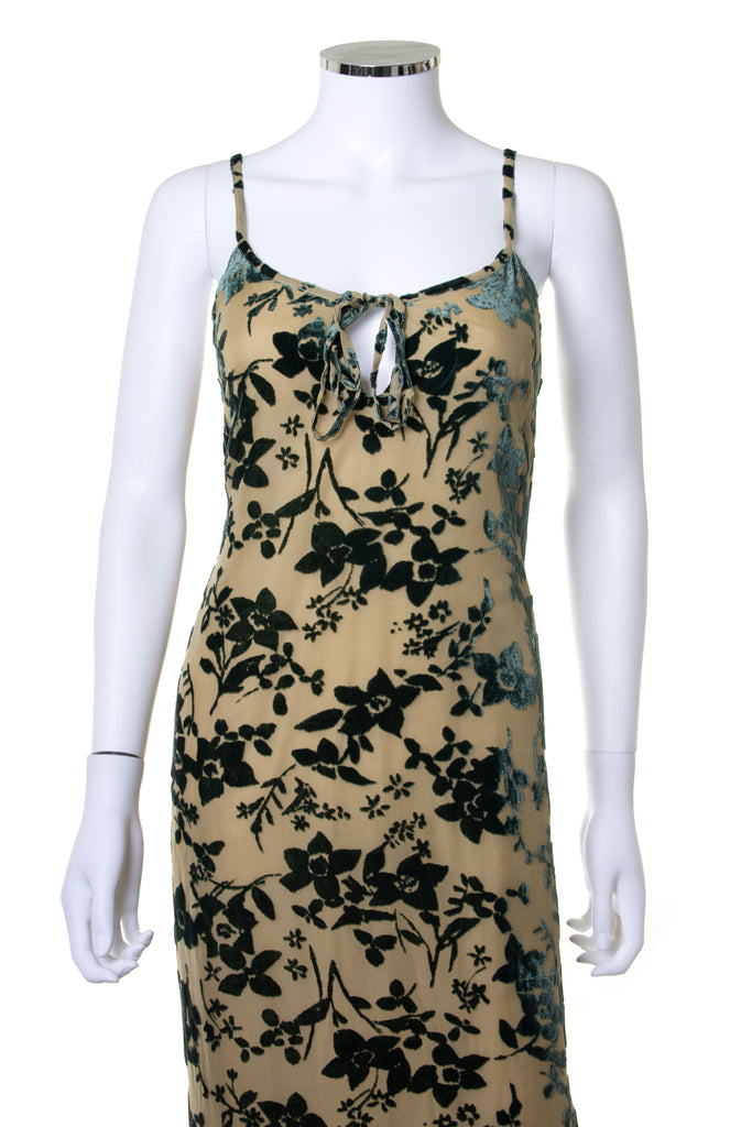 Fendi Velvet Burnout Dress - irvrsbl