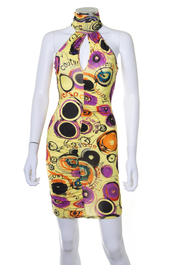 VersacePrinted Mini Dress- irvrsbl