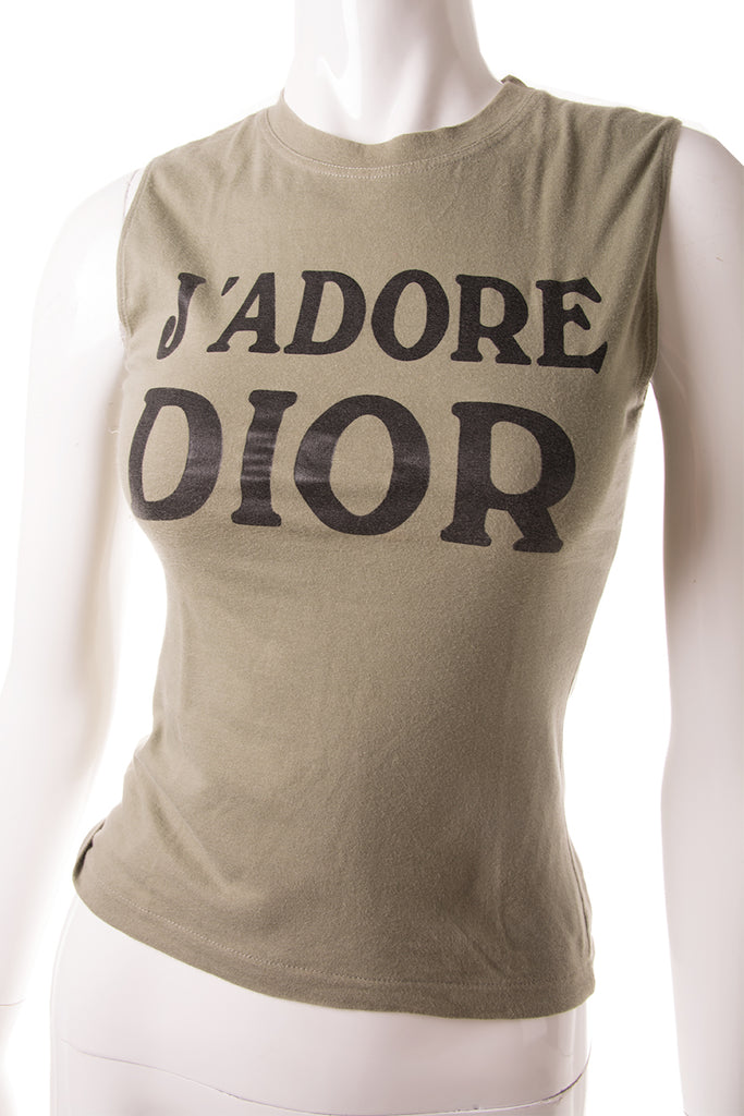 Christian Dior J'adore Dior Tank Top - irvrsbl